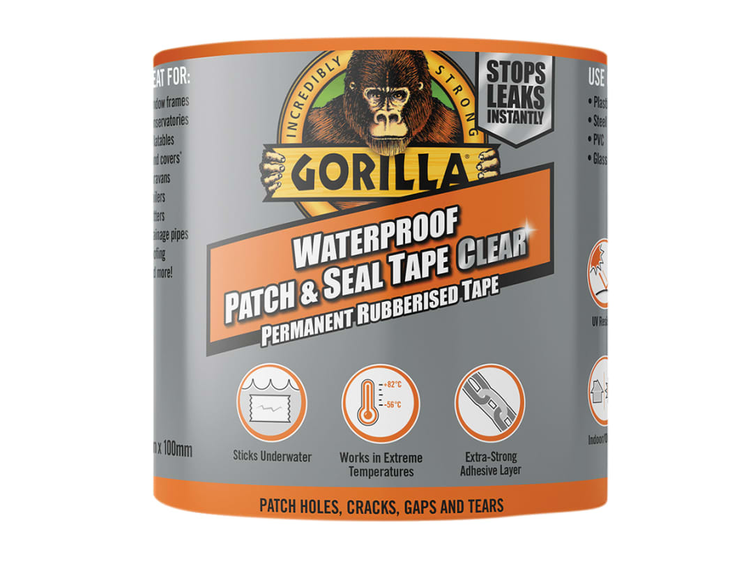 Gorilla Glue Waterproof Patch & Seal Tape Clear 3044751 3044751