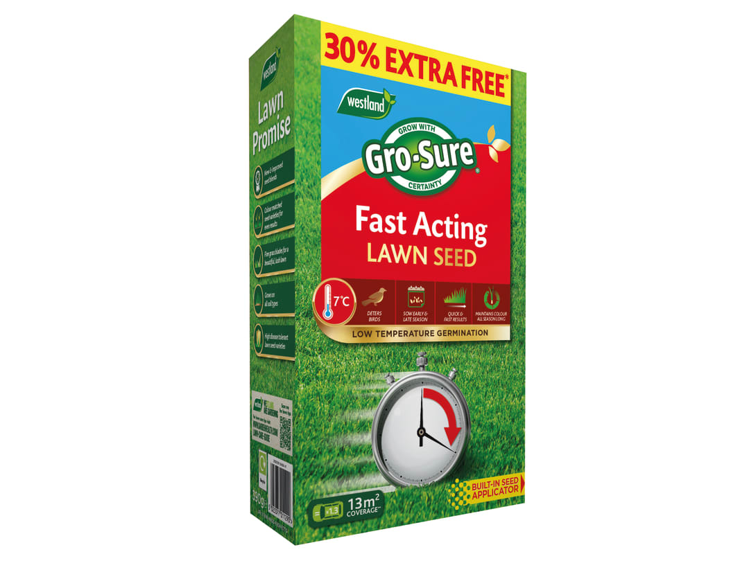 Gro-Sure Gro-Sure Fast Acting Lawn Seed 10m² + 30% 20500299