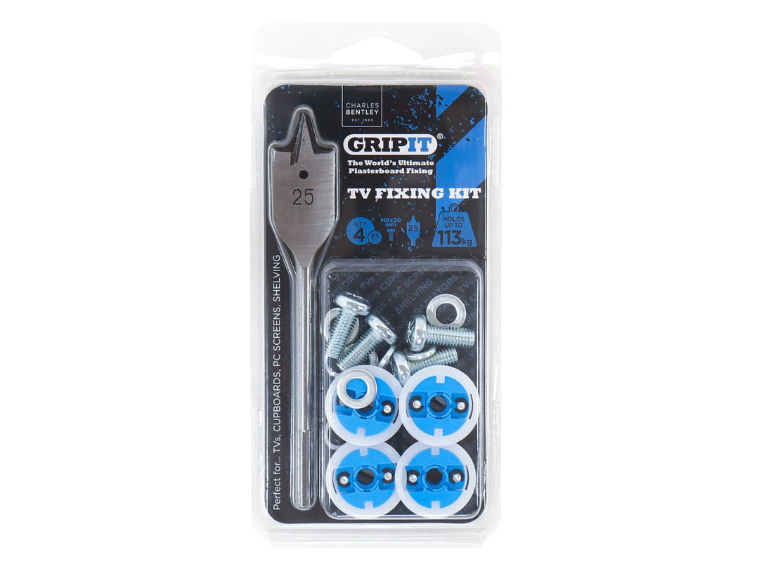 Gripit TV Kit, Clam Pack GPTVKIT