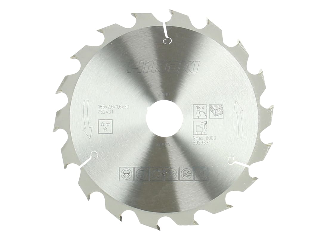 Hikoki Circular Saw Blade 185 x 30mm x 18T 752431