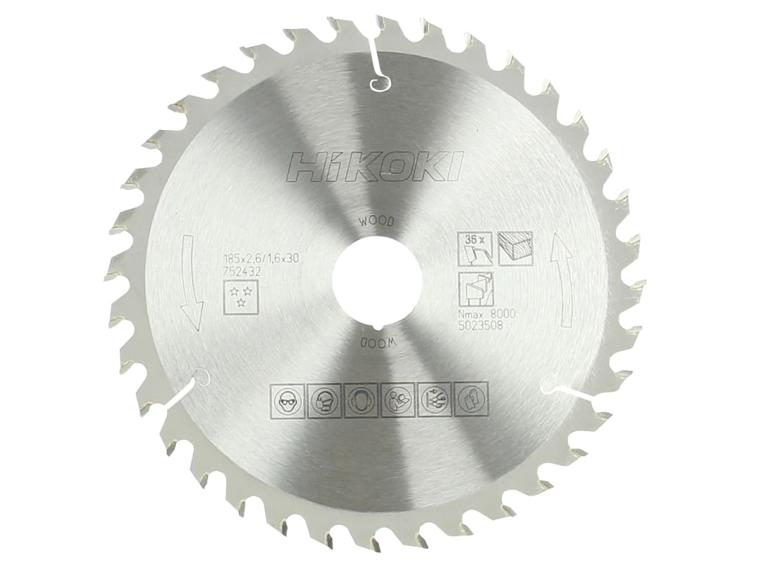 Hikoki Circular Saw Blade 185 x 30mm x 36T 752432