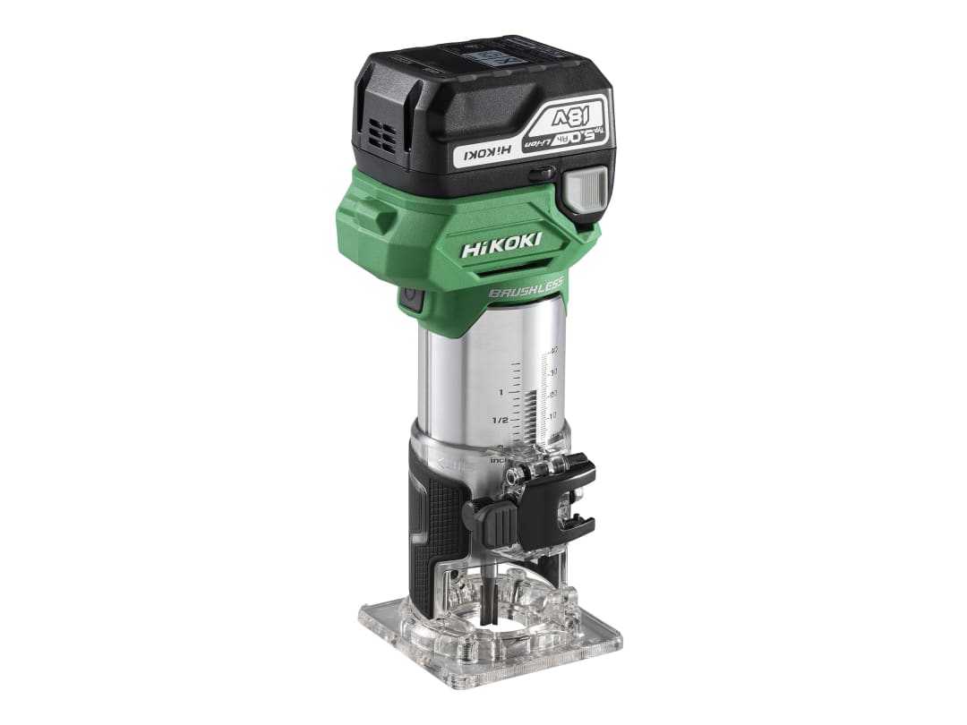 Hikoki M1808DAJPZ 1/4in Trimmer 18V 1 x 5.0Ah Li-ion M1808DAJPZ