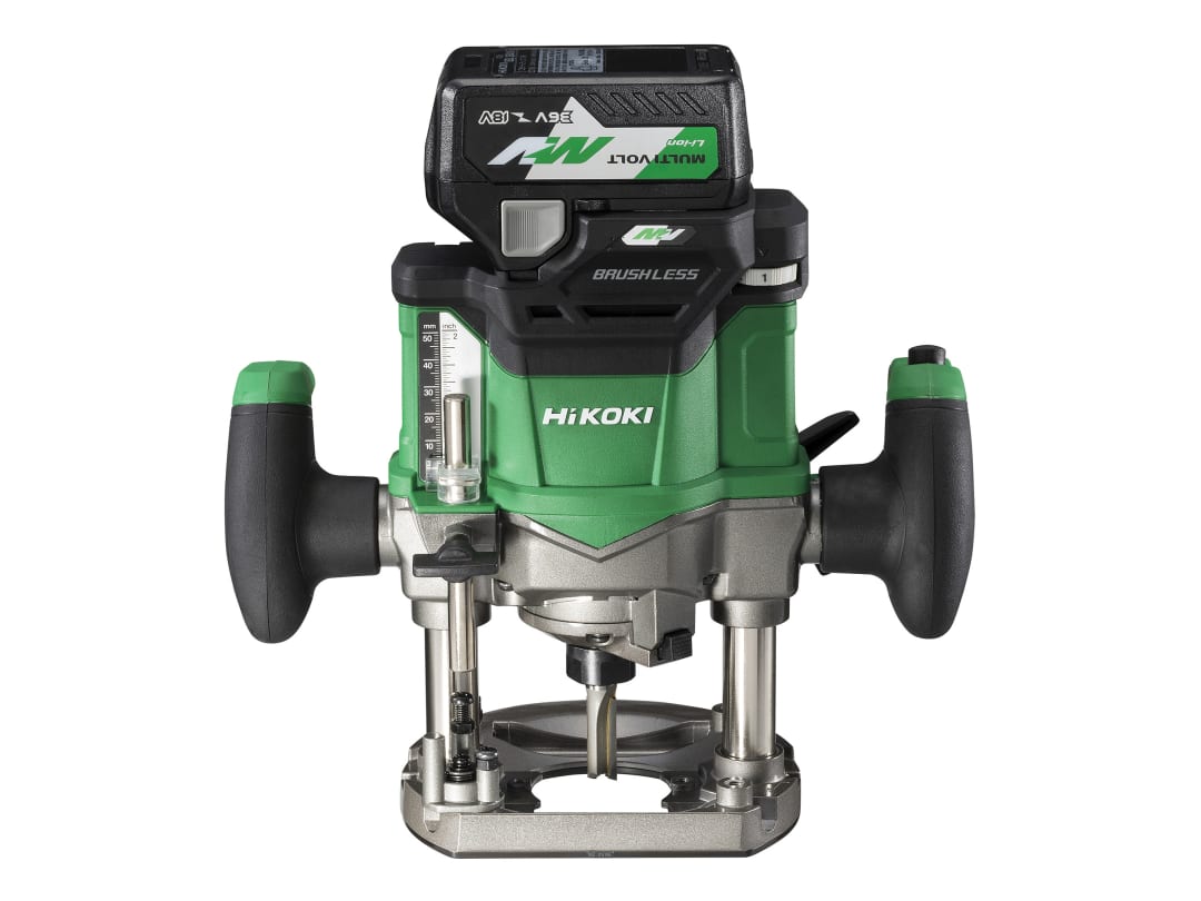 Hikoki M3612DA/JPZ 1/4 & 1/2in Multi-Volt Router 36V 1 x 2.5Ah Li-ion M3612DAJPZ