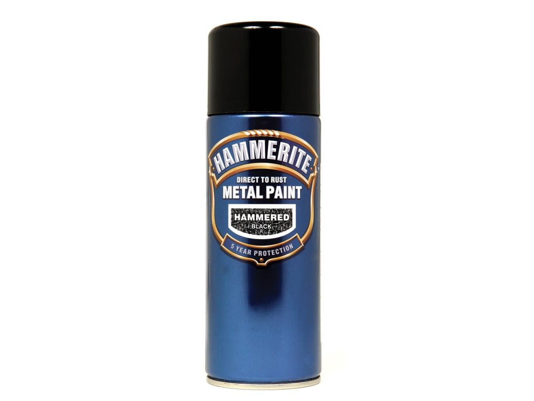 Hammerite Hammered Finish Aerosol Black 400ml 5084781