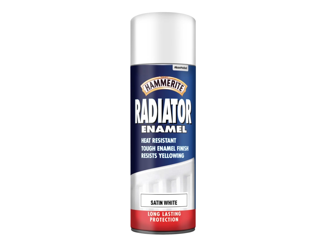 Hammerite Radiator Enamel Aerosol Satin 400ml 5092847