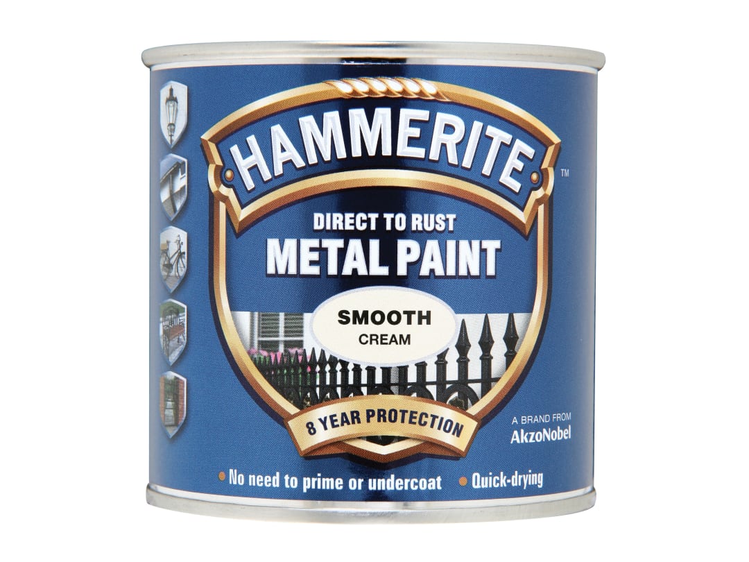 Hammerite Direct To Metal Smooth Cream 250ml 5122058