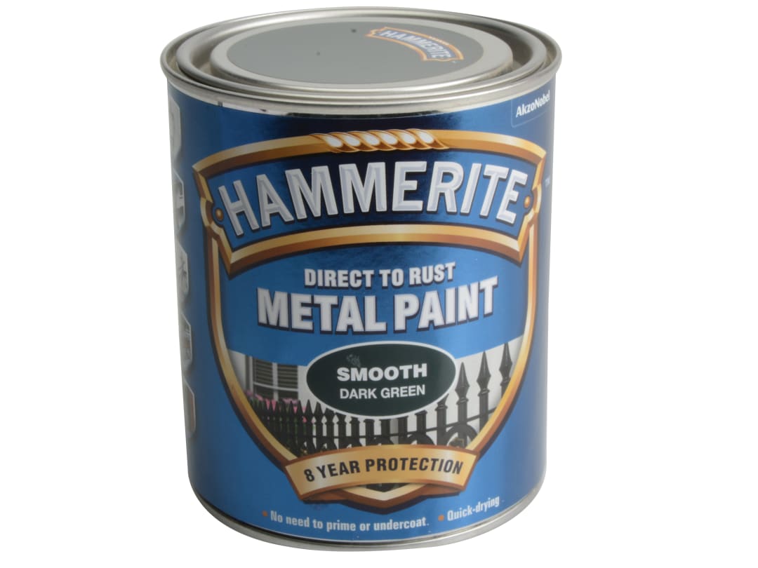 Hammerite Direct To Metal Smooth Dark Green 750ml 5092825