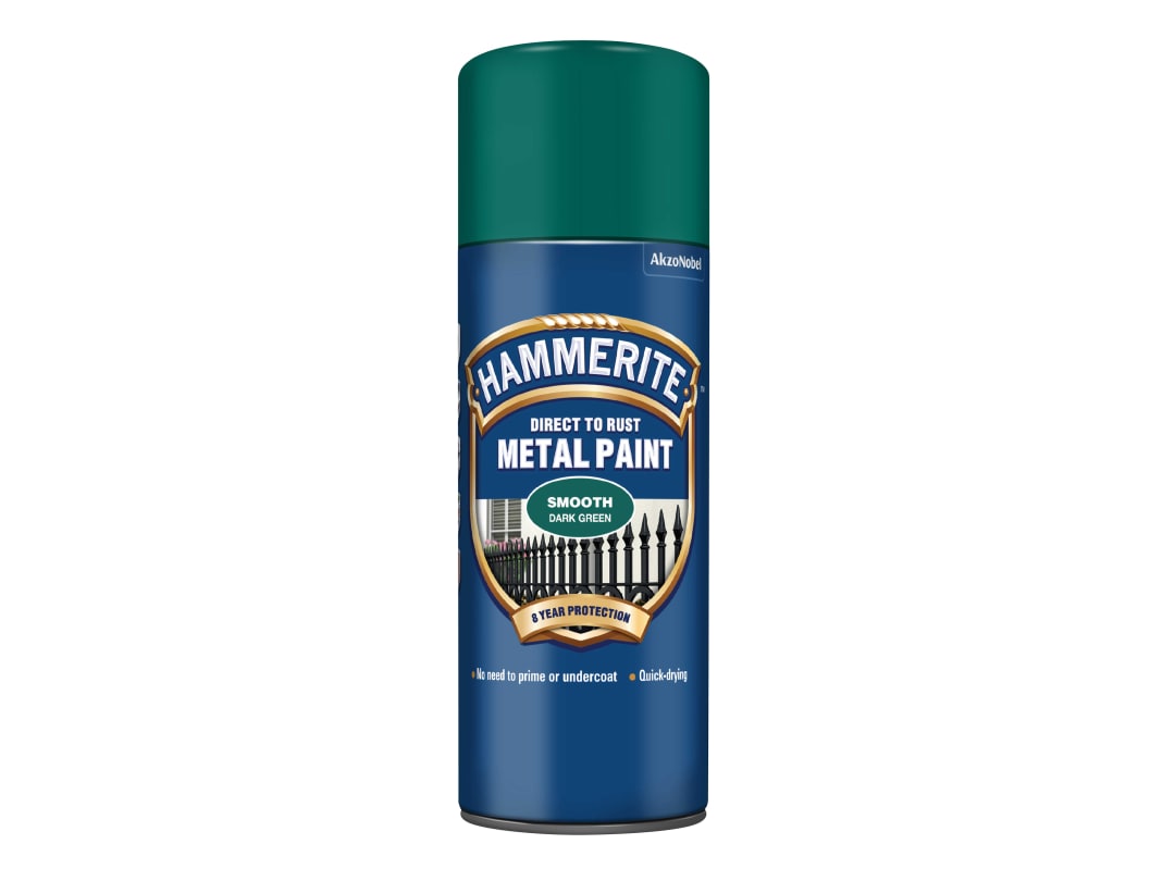 Hammerite Smooth Finish Aerosol Dark Green 400ml 5092821