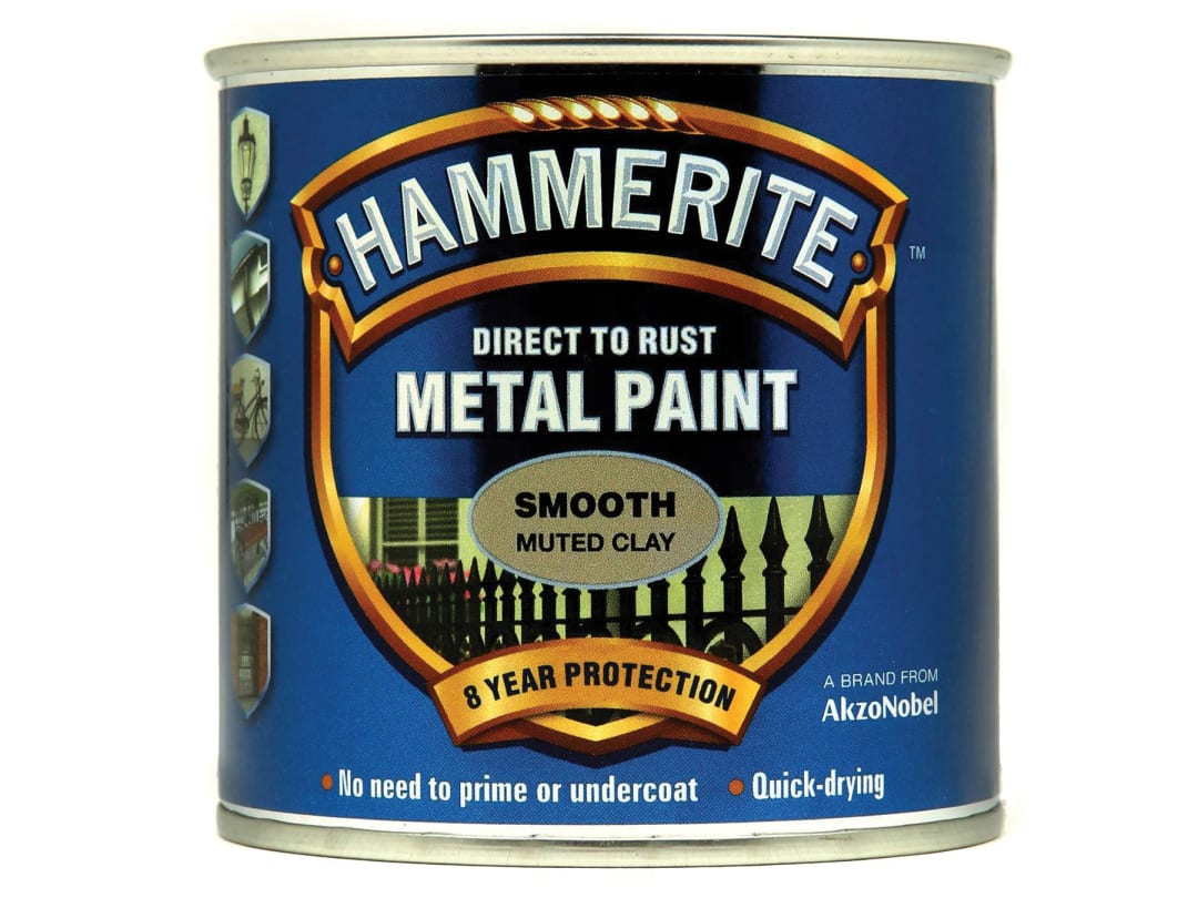 Hammerite Direct To Metal Smooth Muted Clay 250Ml 5158231