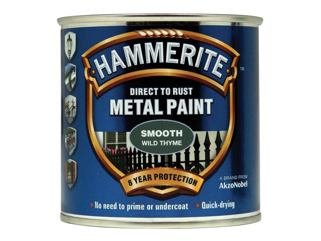 Hammerite Direct To Metal Smooth Wild Thyme 250Ml 5158229