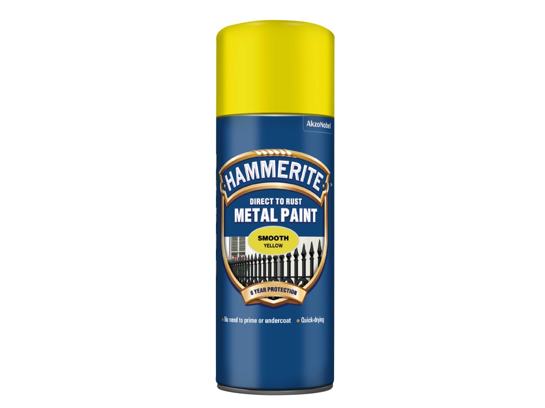 Hammerite Smooth Finish Aerosol Yellow 400ml 5092968
