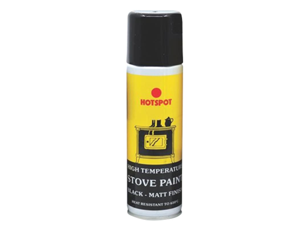 Hotspot Stove Paint Matt Black Aerosol 150ml 200911 HS200911