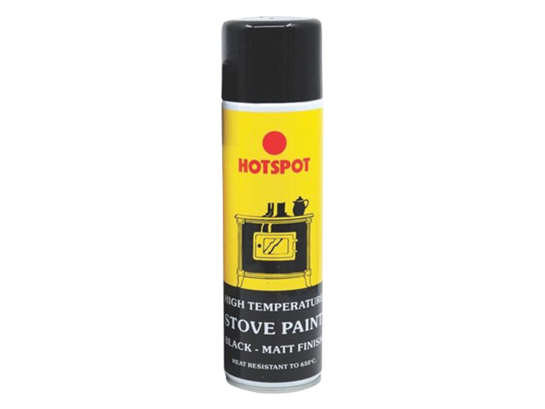Hotspot Stove Paint Matt Black Aeorsol 250ml HS200921