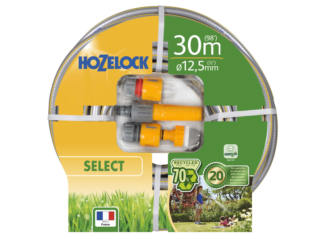 Hozelock Select Hose Starter Set 12.5mm 30m 100-100-583 100-100-583