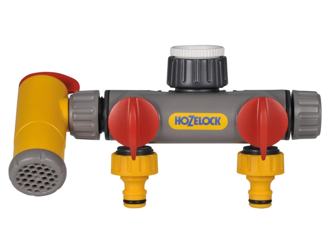 Hozelock 2250 Flowmax 3-Way Tap Connector 1/2 - 1in BSP 100-000-699