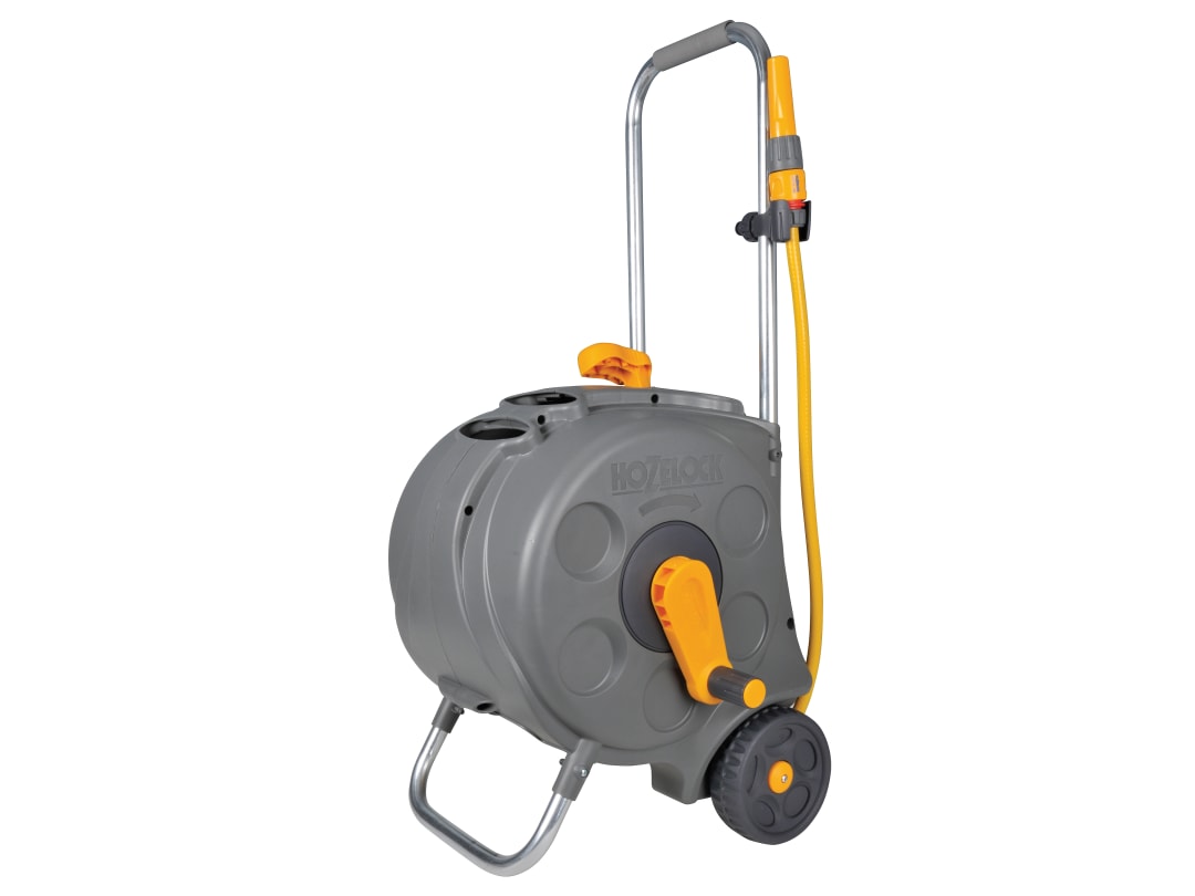 Hozelock 2416 Freestanding Compact Hose Reel + 30m of 12.5mm Hose 100-000-933
