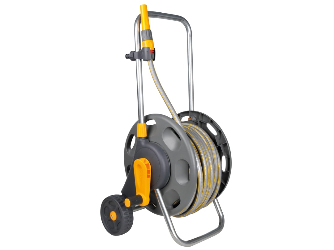 Hozelock Hose Cart + 30m Maxi Plus Hose 100-000-982