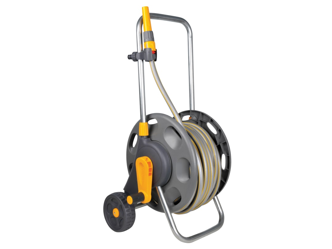 Hozelock Hose Cart & 50m Hose & Nozzle 2435 100-000-990