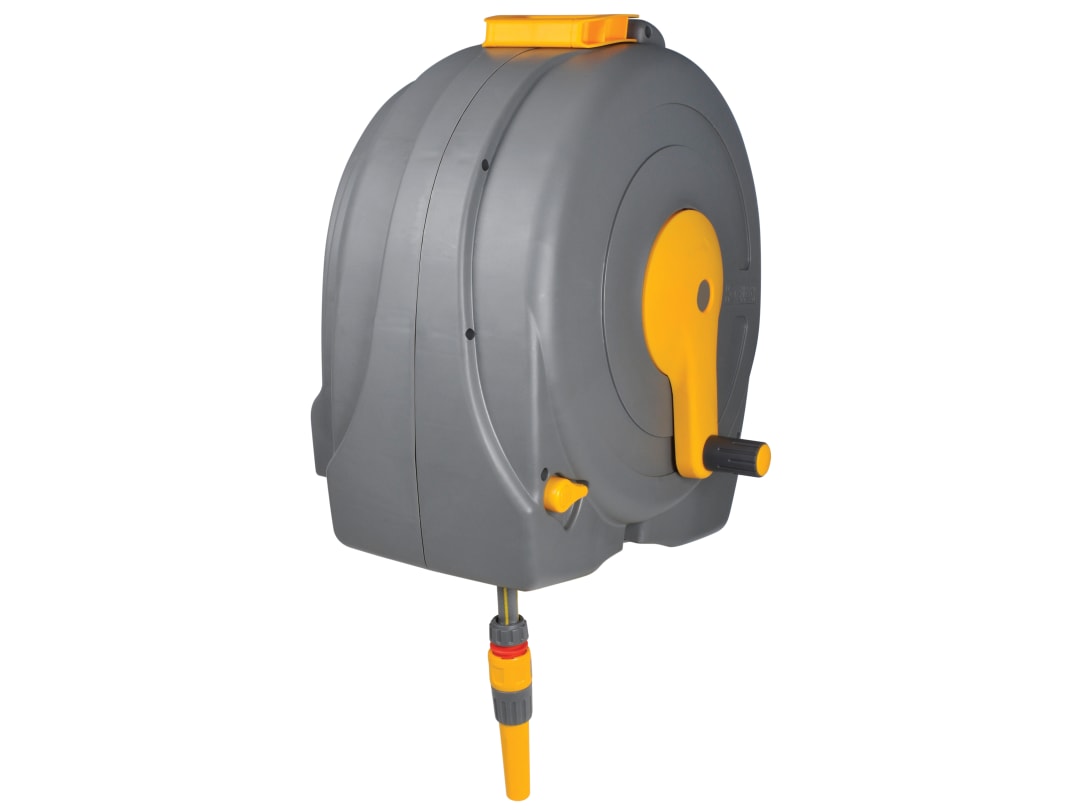 Hozelock 2496 Wall Mounted 40m Fast Reel + 40m of 12.5mm Hose 100-001-093