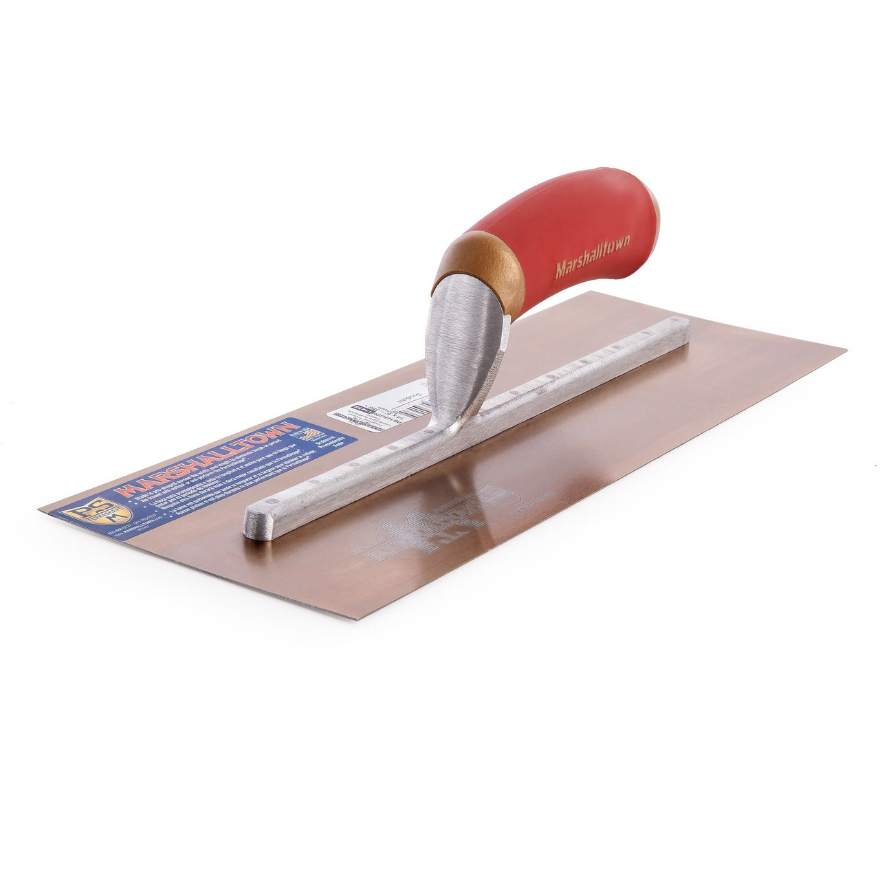 Marshalltown MPB145GDH Gold Stainless Steel Finishing Trowel 14" x 5” MPB145GDH