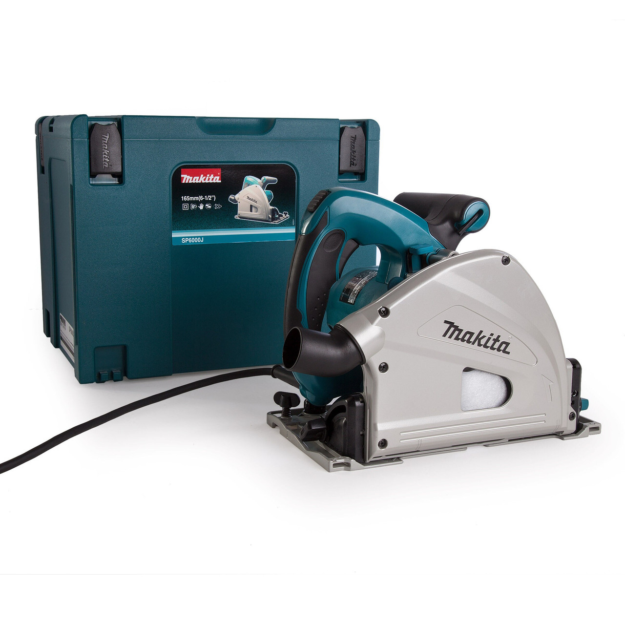 Makita SP6000 1300W Plunge Saw in Makpac Case 165mm (240V) SP6000J1/2
