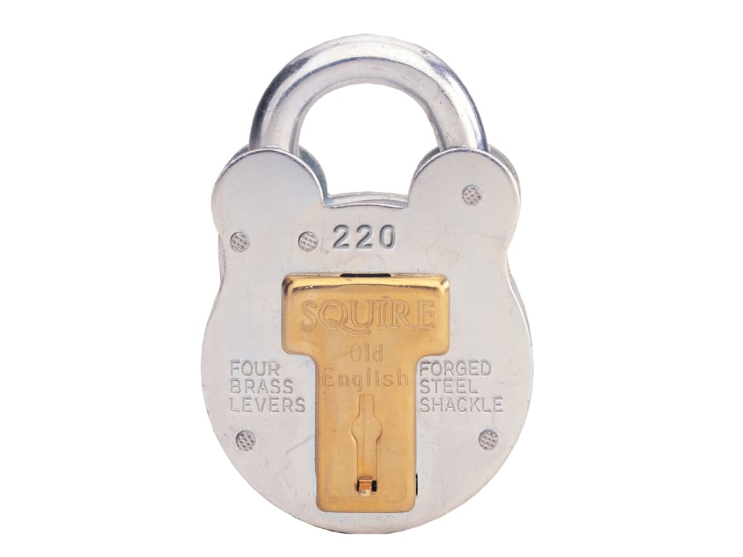 Squire Old English Padlock Galvanised 220 220