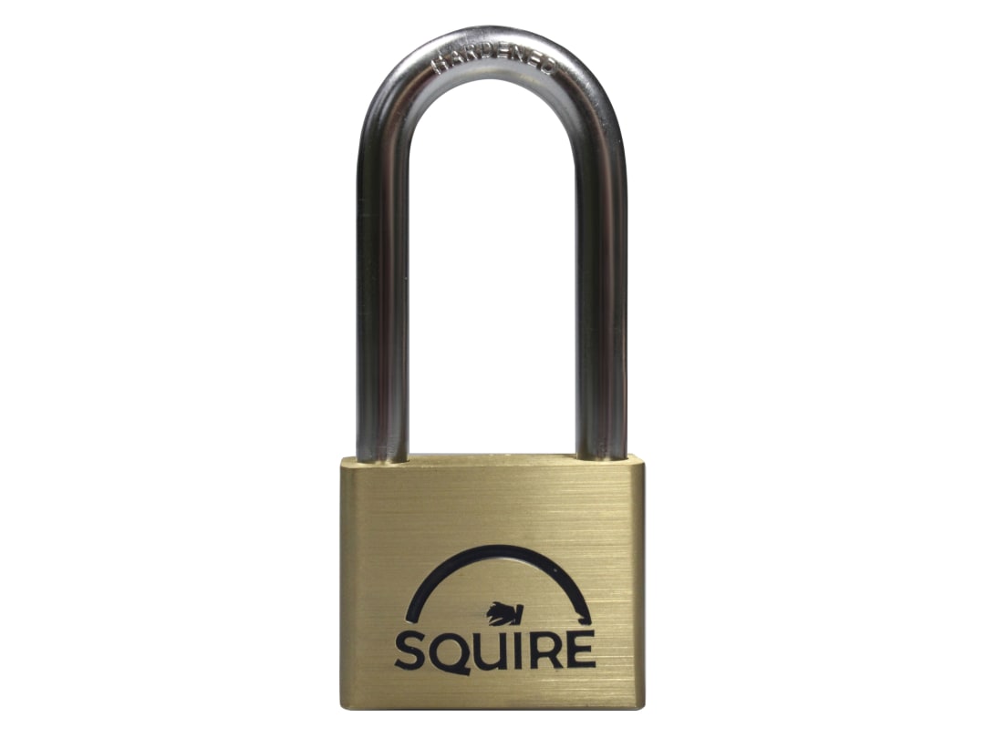 Squire LN5/2.5 Lion Brass Padlock 5-Pin 50mm - 65mm Long Shackle LN5/2.5
