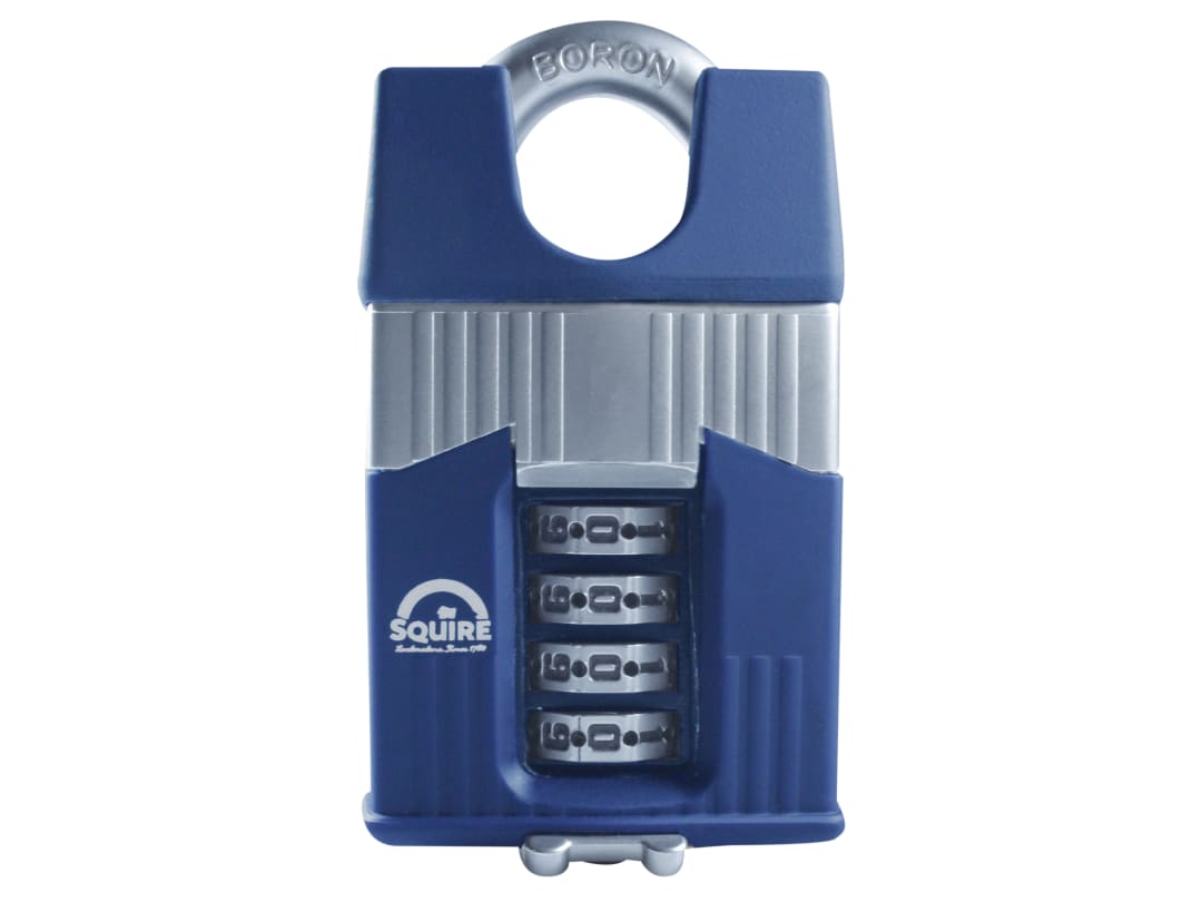 Squire Warrior High-Security Closed Shackle Combination Padlock 55mm Boxed WC55CSBX