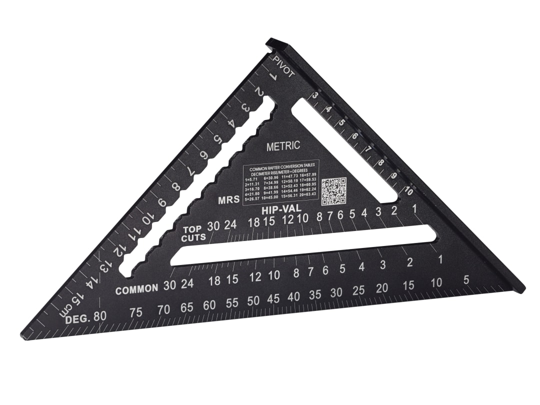 Hultafors Metric Rafter Square 18cm 257010