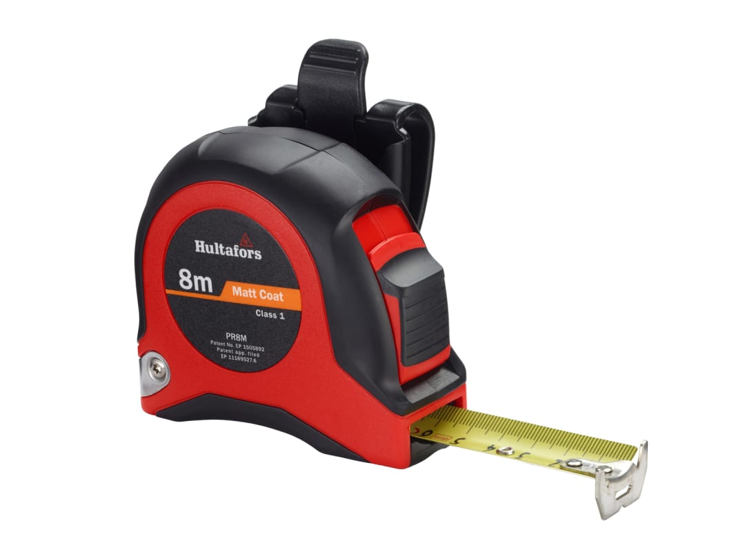 Hultafors PR8M Short Steel Tape 8m (Width 25mm) (Metric only) 350303