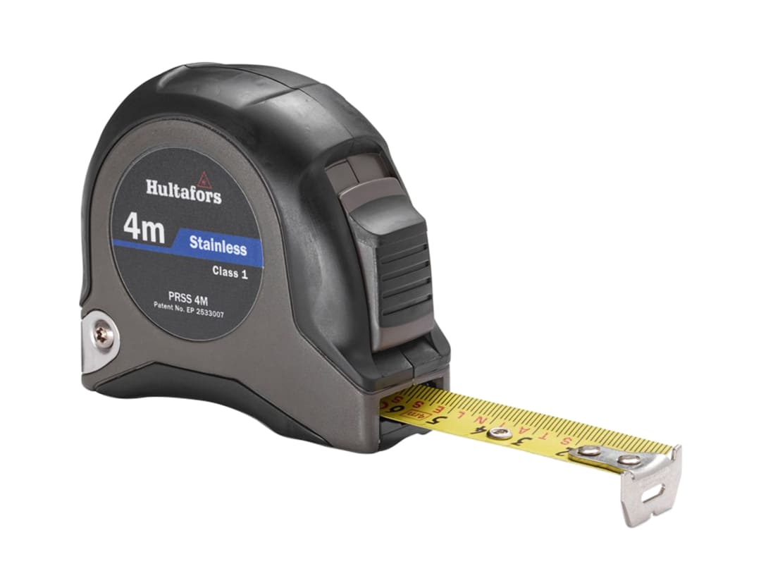 Hultafors Short Stainless Steel Tape PRSS 4m (Width 19mm) (Metric only) 350403