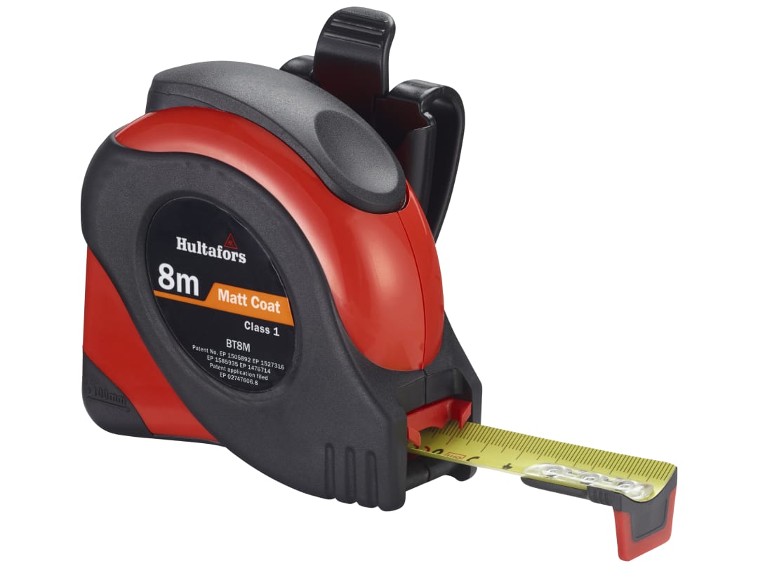 Hultafors BT8M Big T Pocket Tape 8m (Width 25mm) (Metric only) 356223