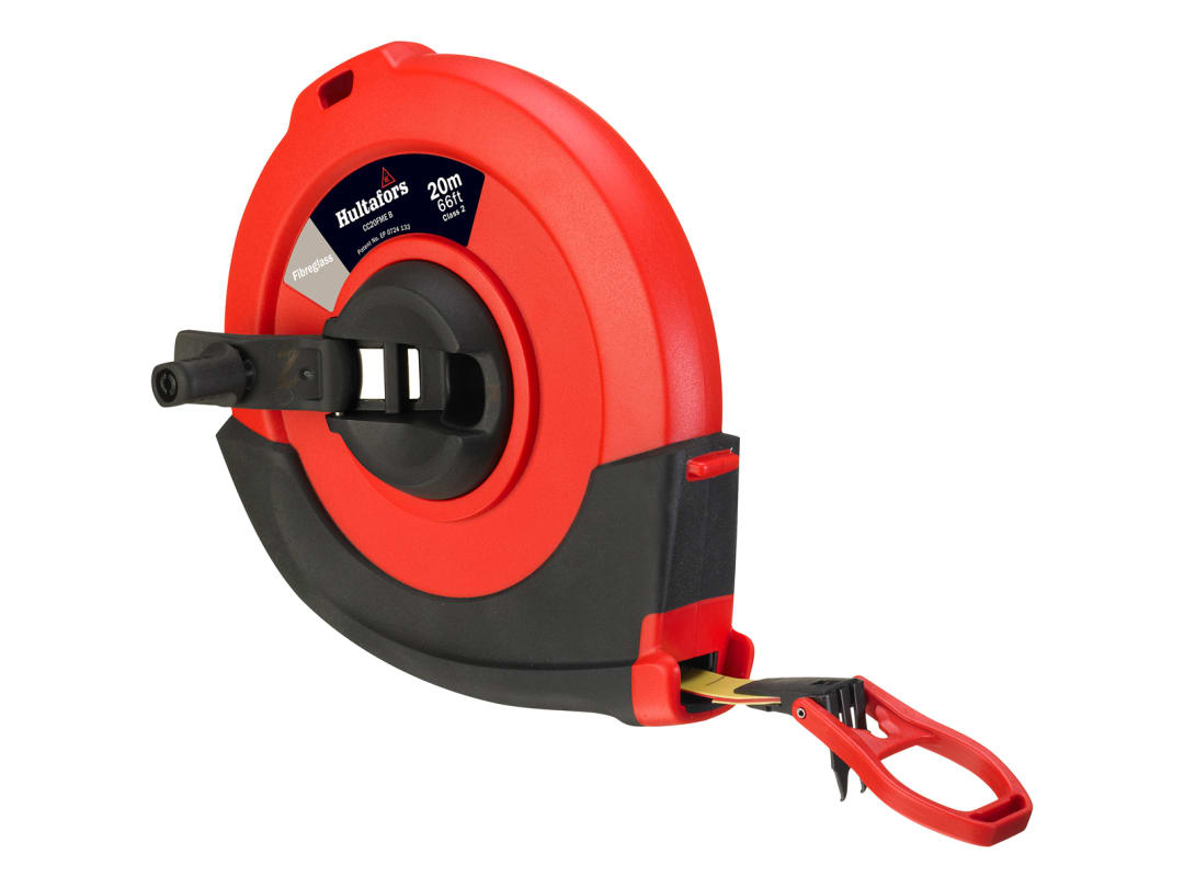 Hultafors CC20FME Fibreglass Long Tape 20m/66ft (Width 13mm) 391213