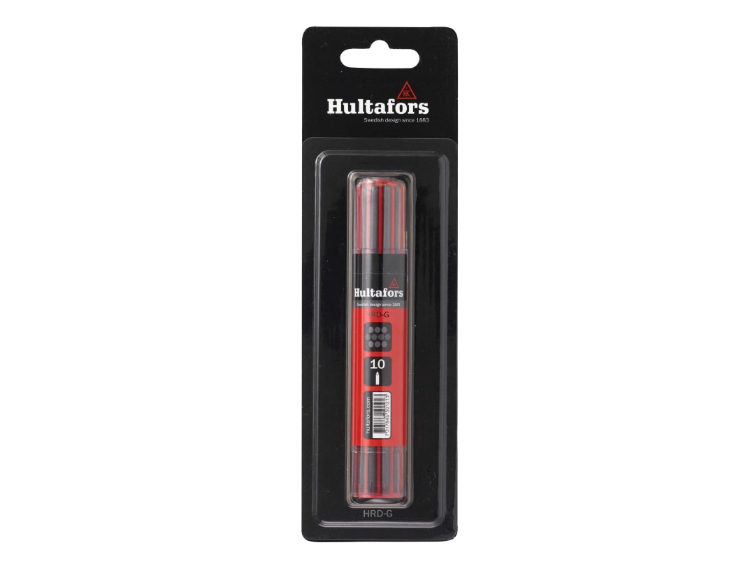 Hultafors Dry Marker Refill Graphite (10) Blister Pack 650210