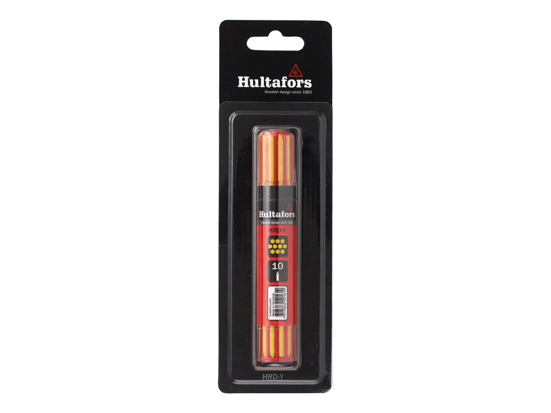 Hultafors Dry Marker Refill Yellow (10) Blister Pack 650260