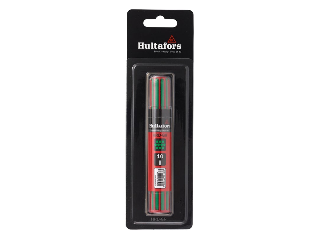 Hultafors Dry Marker Refill Green (10) Blister Pack 650280
