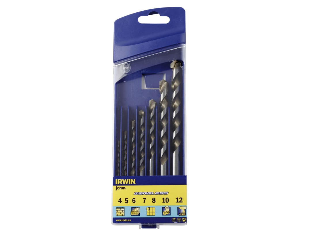Irwin IRWIN® Cordless Multi-Purpose Drill Bit Set, 7 Piece 10501940
