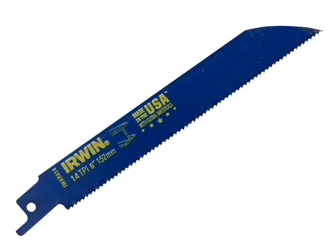 Irwin IRWIN® 614R Sabre Saw Blade Metal Cutting 150mm 14 TPI (Pack 5) 10504152