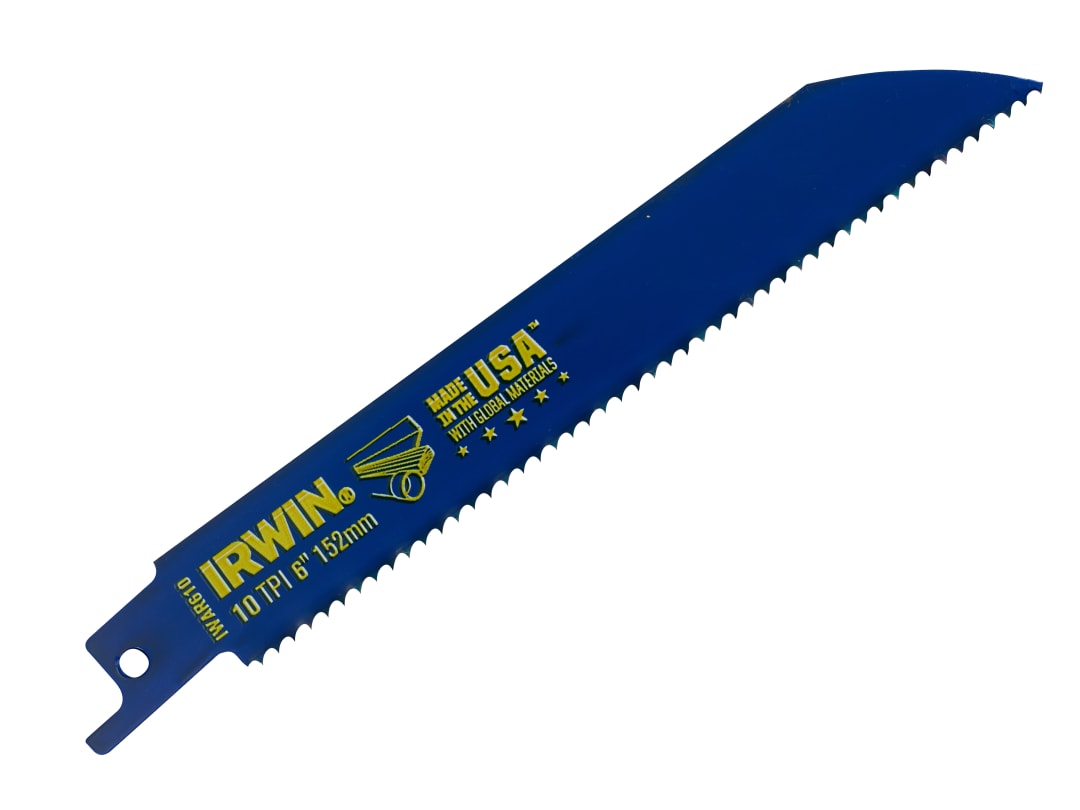 Irwin IRWIN® 610R Sabre Saw Blade Metal & Wood Cutting 150mm (Pack 2) 10506427