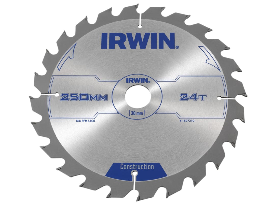Irwin IRWIN® General Purpose Table & Mitre Saw Blade 250 x 30mm x 24T ATB 1897210
