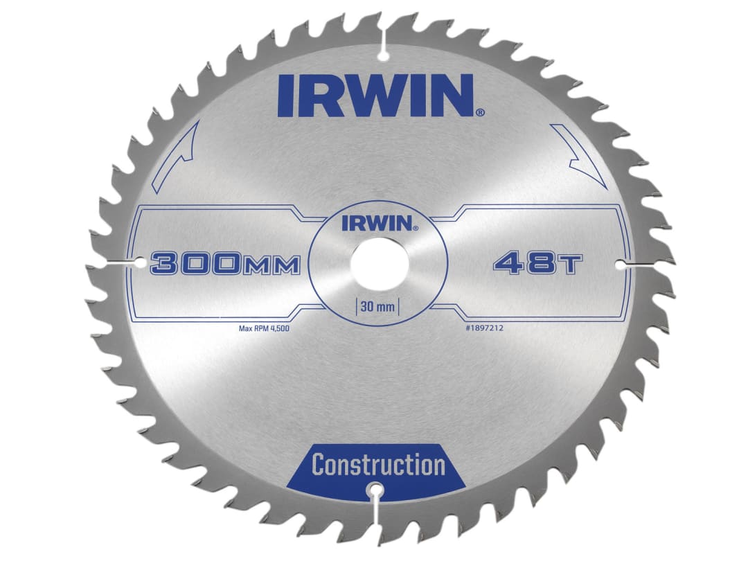 Irwin IRWIN® General Purpose Table & Mitre Saw Blade 300 x 30mm x 48T ATB 1897212
