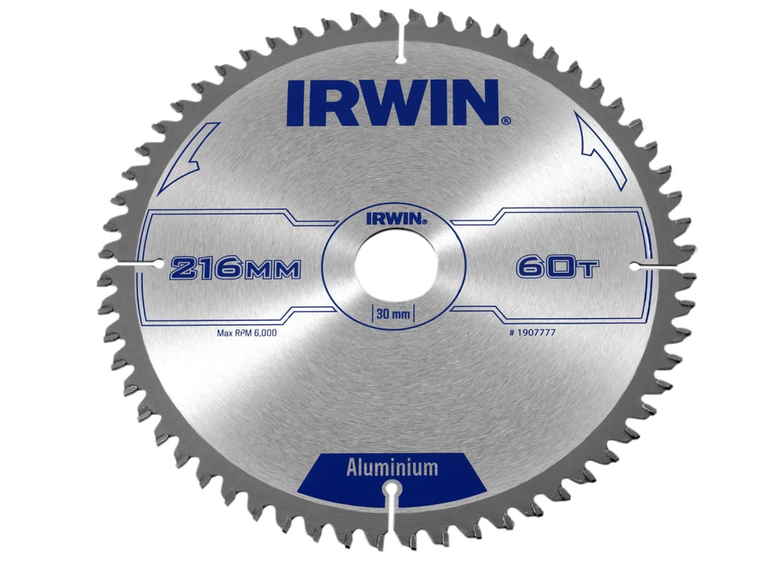 Irwin IRWIN® Professional Aluminium Circular Saw Blade 216 x 30mm x 60T TCG 1907777