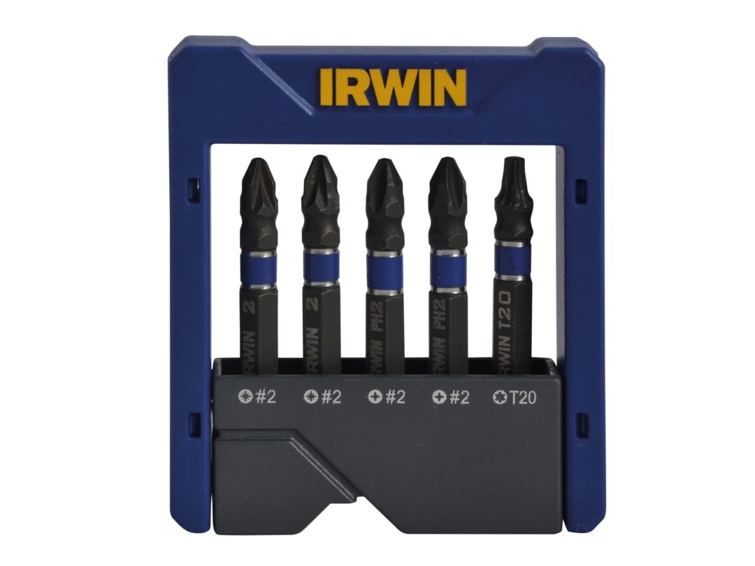 Irwin IRWIN® Phillips/Pozi/TORX Impact Screwdriver Pocket Bit Set, 5 Piece 1923433