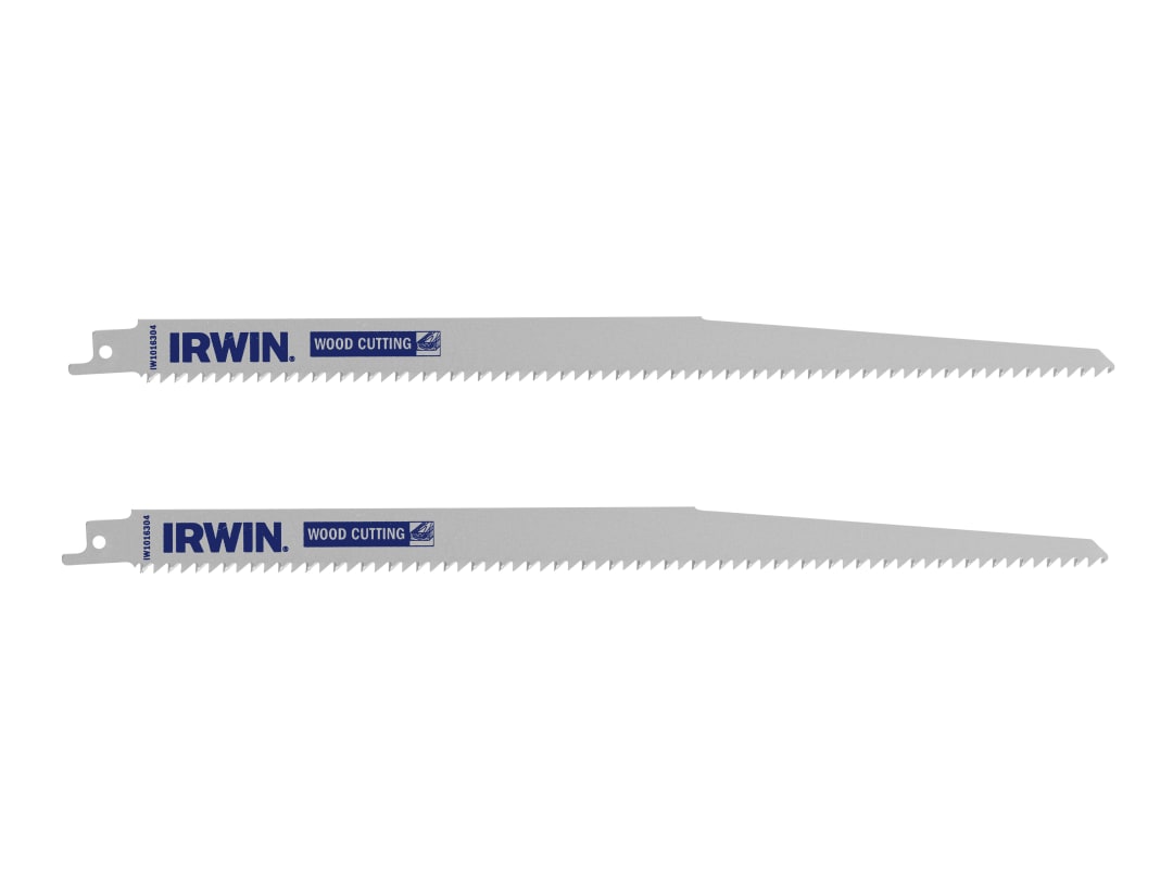 Irwin IRWIN® Sabre Saw Blade Coarse Wood Cutting 305mm (Pack 2) IW1016304