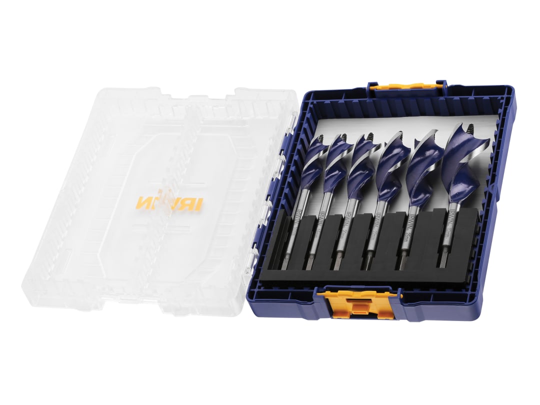 Irwin IRWIN® Blue Groove 6X Wood Bit Set, 6 Piece IW4042202