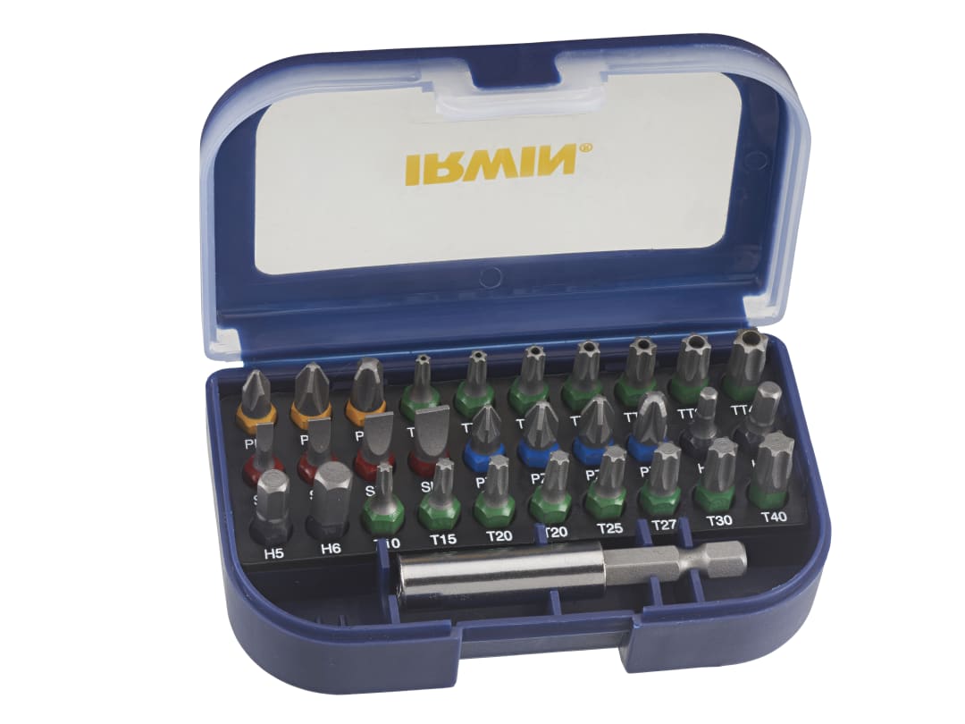 Irwin IRWIN® Colour Coded Screwdriver Bit Set, 31 Piece IW6062526