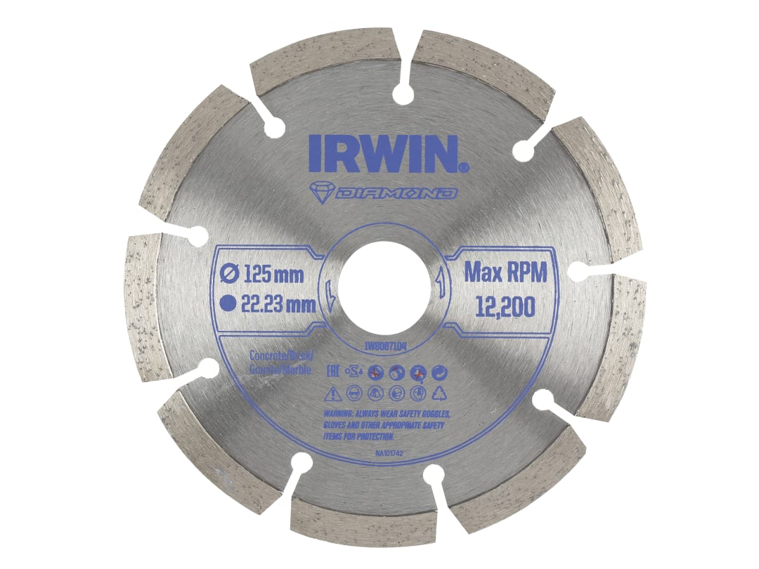 Irwin IRWIN® Segmented Diamond Blade 125 x 22.23mm IW8087104
