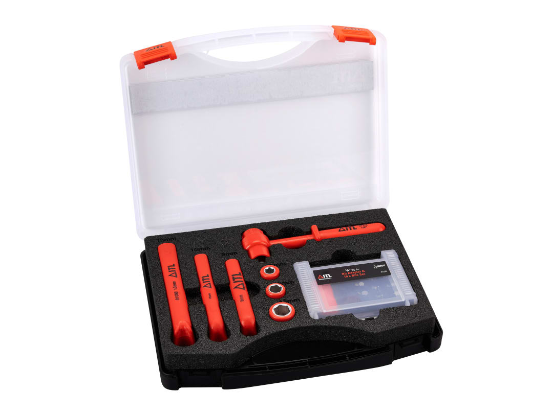 ITL Insulated Insulated Socket, Ratchet, Spanner & Bit Set, 19 Piece ITL00022