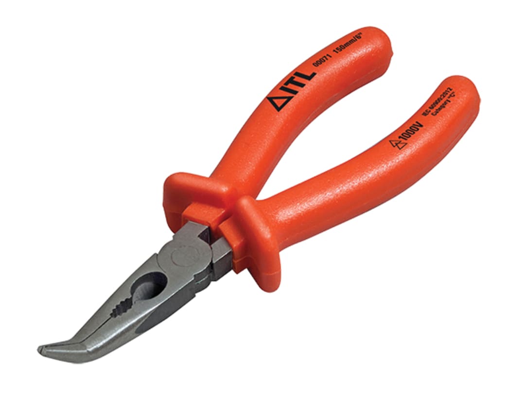 ITL Insulated Insulated Bent Nose Pliers 150mm UKC-00071