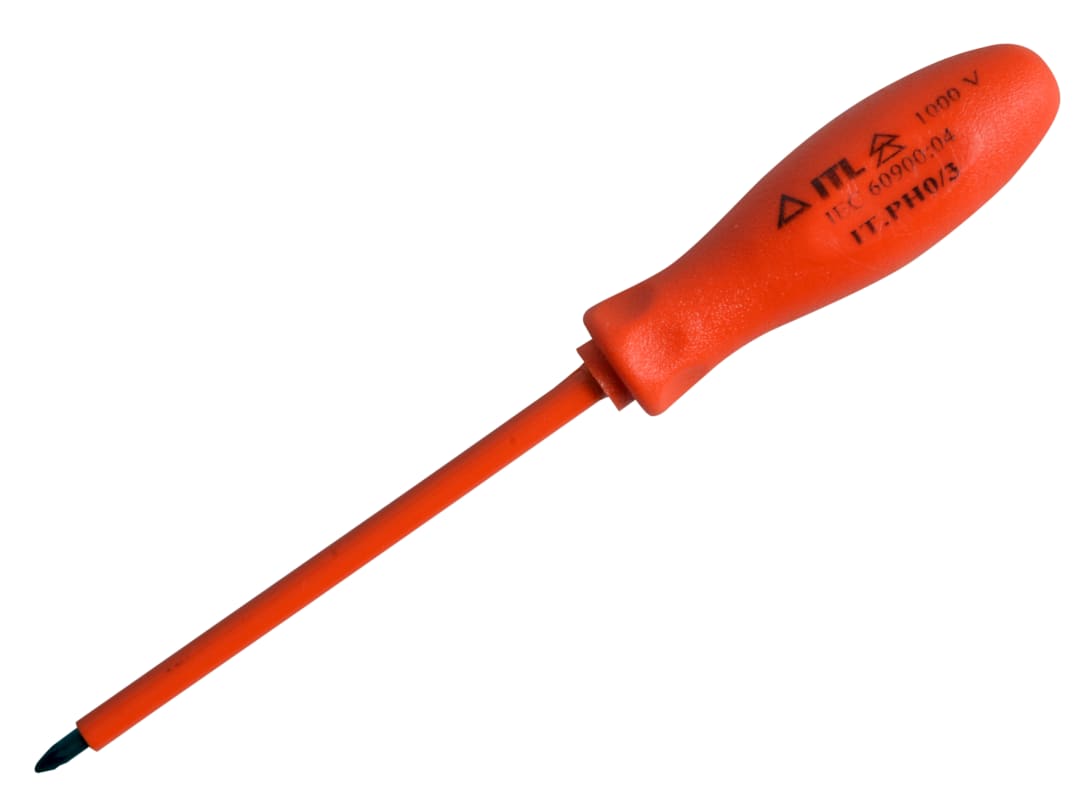 ITL Insulated Insulated Screwdriver Phillips No.0 x 75mm (3in) UKC-02005